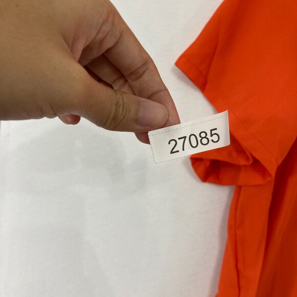 New Cato Top size 26W/28W Red Keyhole Short Sleeve Blouse Office Career - Picture 10 of 10